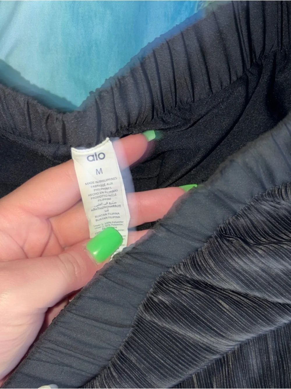 Alo Plisse Black Tennis Skort - Picture 3 of 6